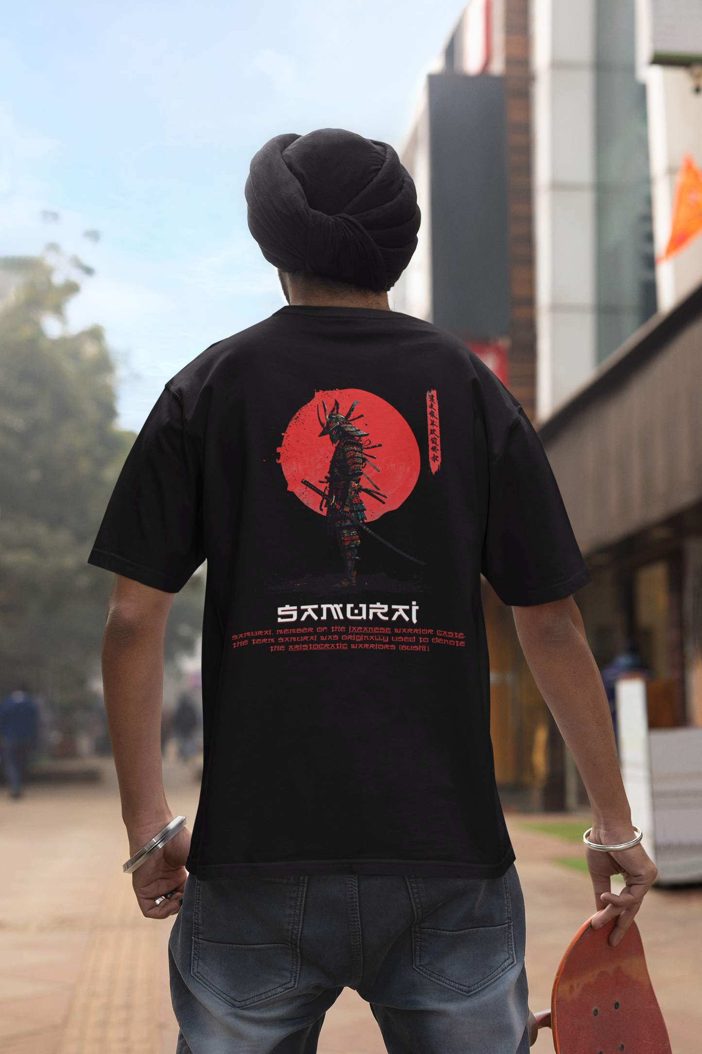 Printed T-shirt Oversized : Samurai