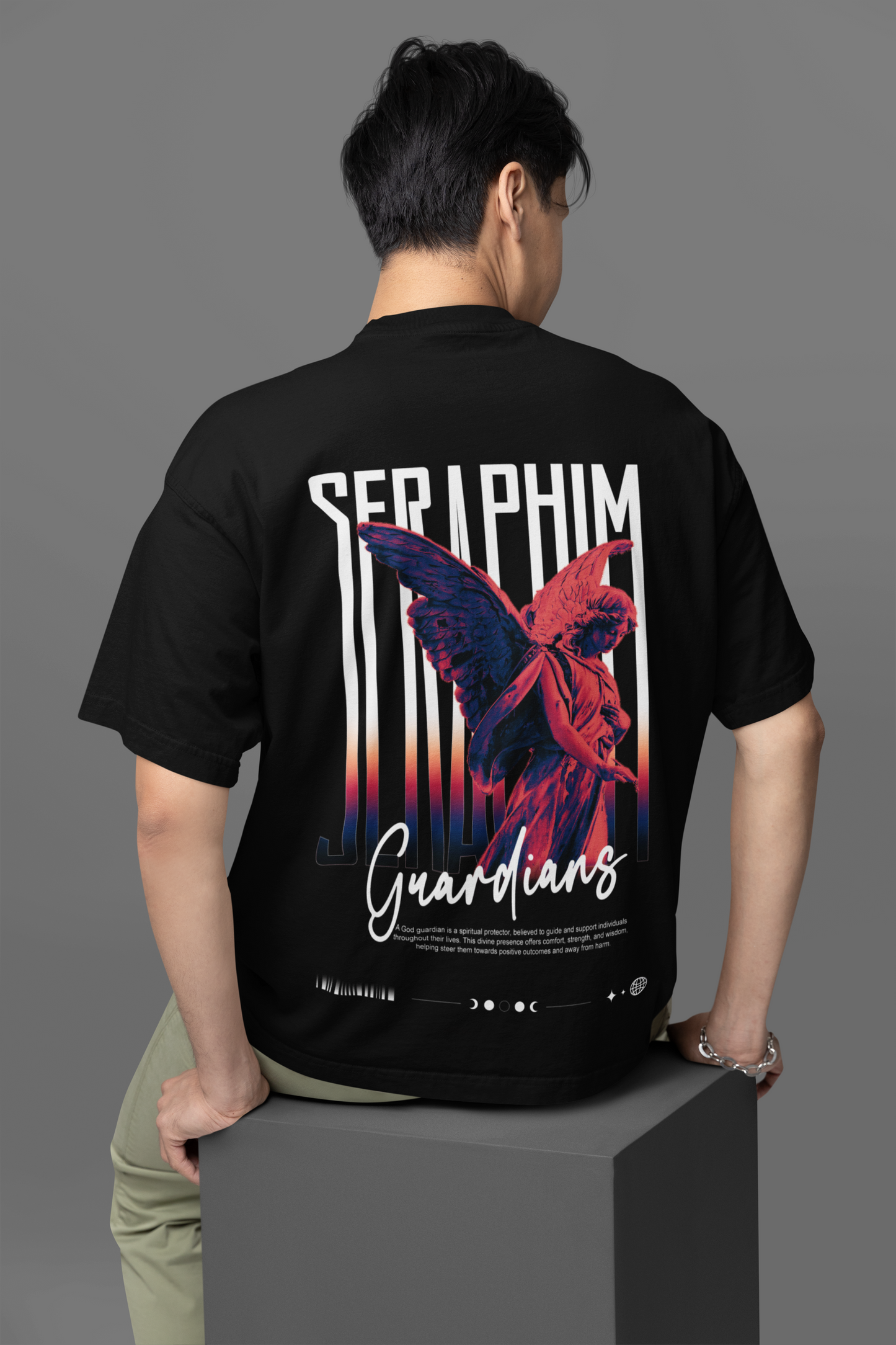 Printed T-shirt Oversized : Guardians