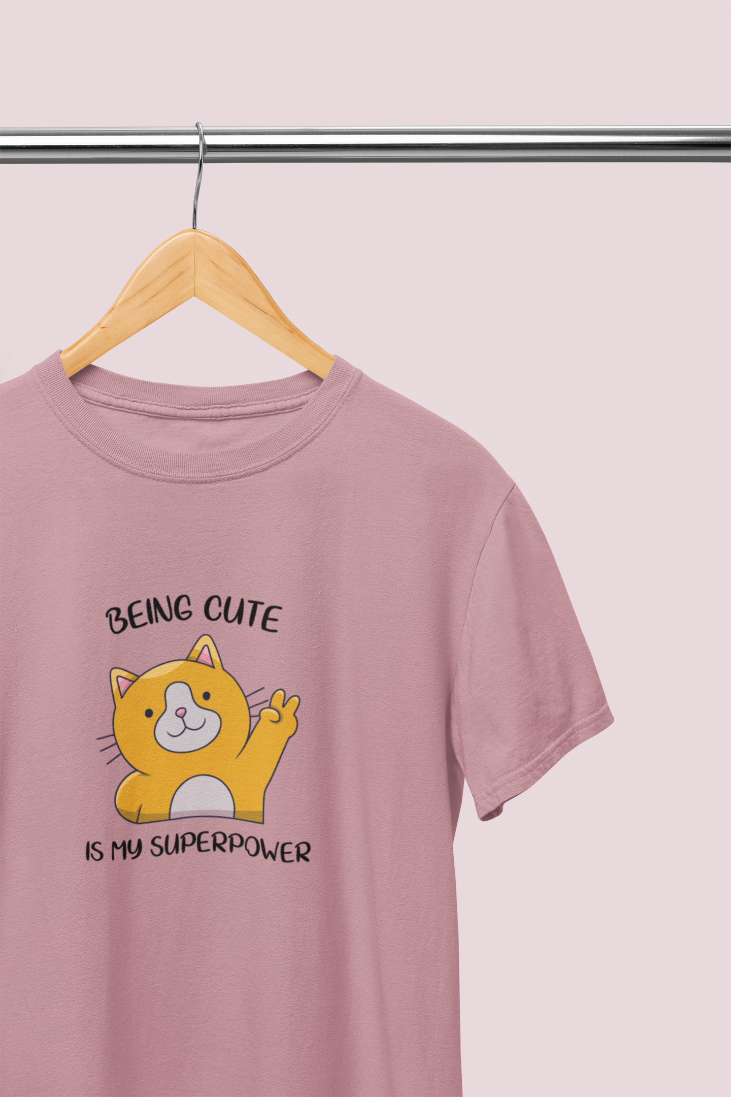 Printed T-shirt Regular : Being Cute