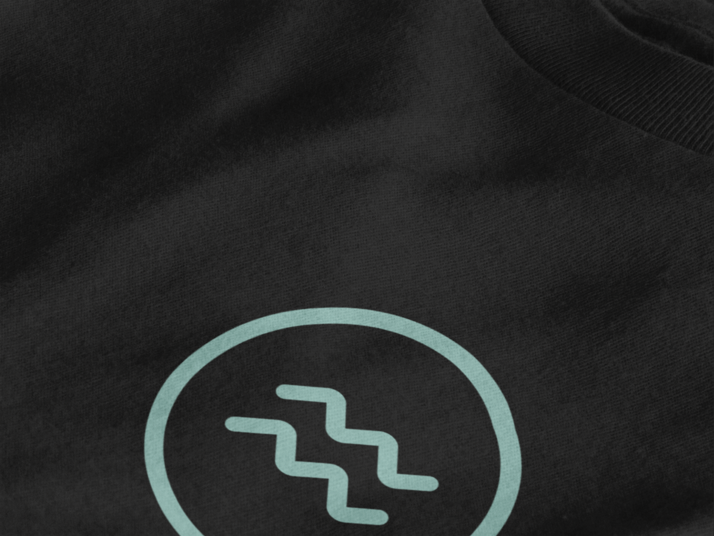 Printed T-shirt Regular : Zodiac Aquarius