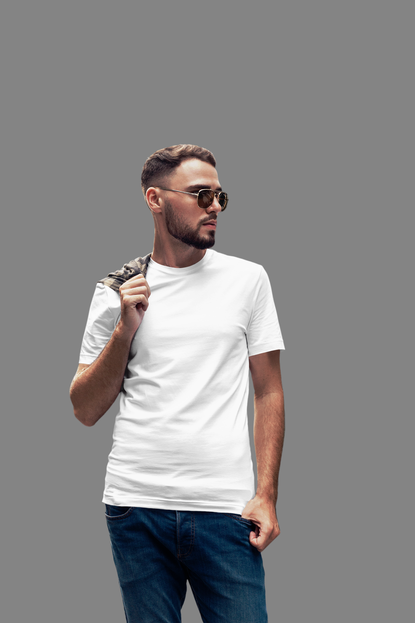 Solids : White T-shirt