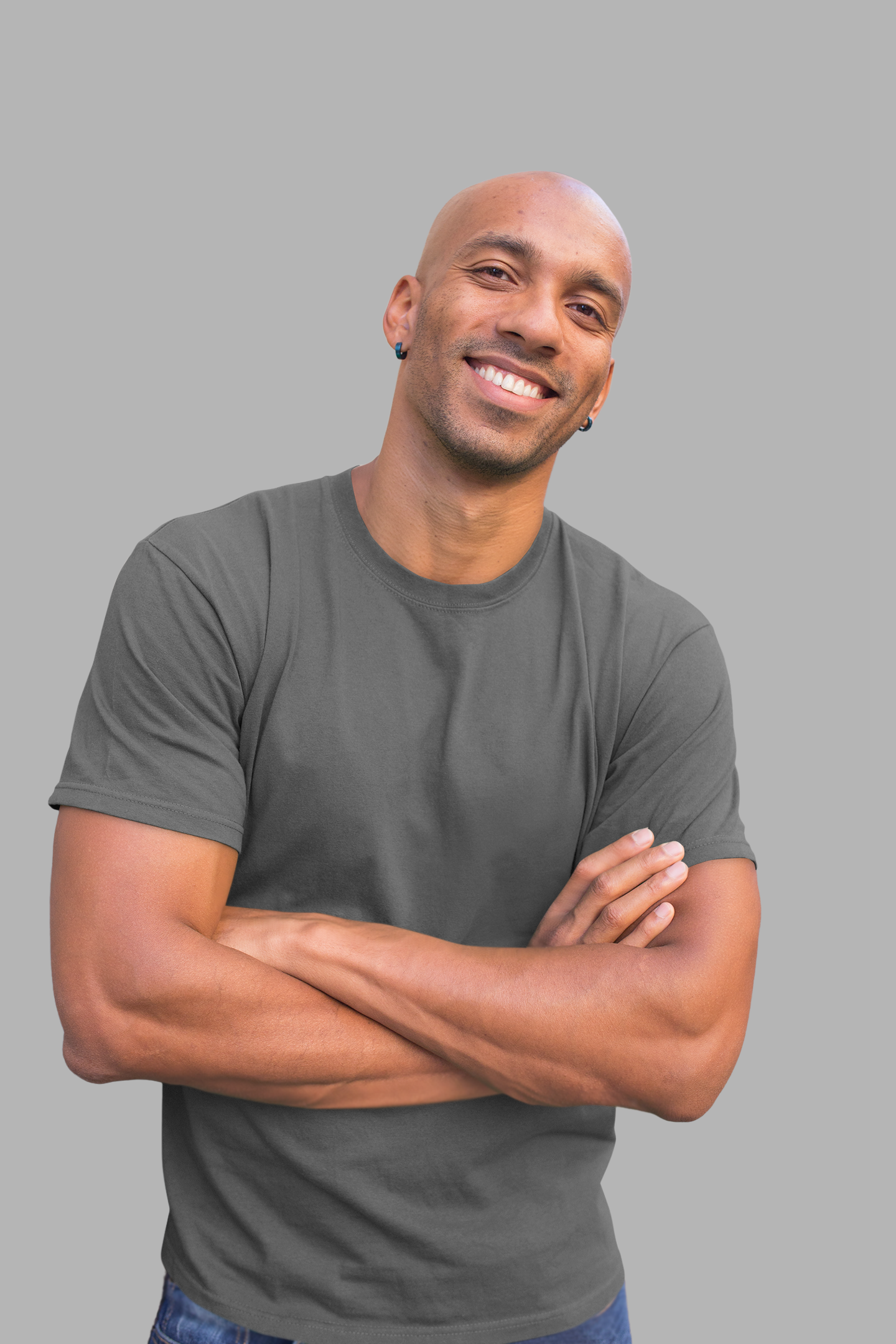 Solids : Dark Grey T-shirt