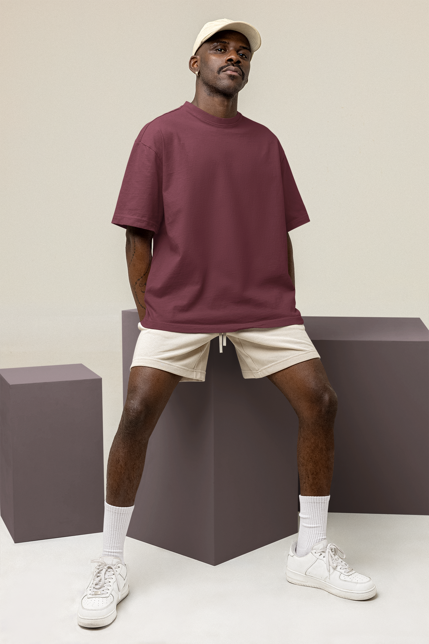 Oversized Solid T-shirts