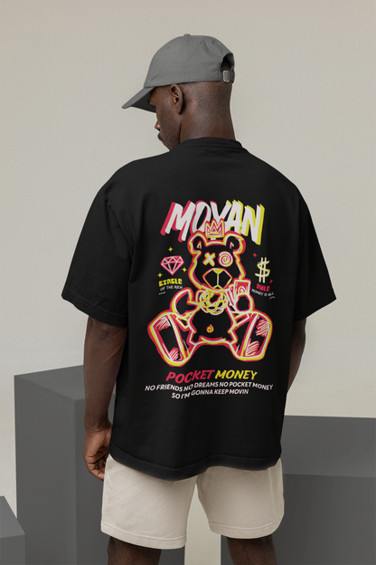 Printed T-shirt Oversized : Pocket Money