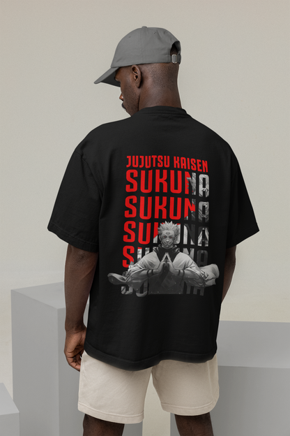 Printed T-shirt Oversized : JUTUTSU KAISEN