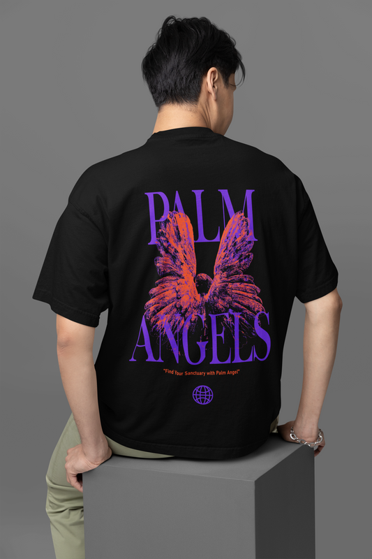 Printed T-shirt Oversized : Palm Angel