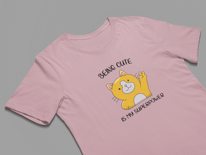 Printed T-shirt Regular : Being Cute
