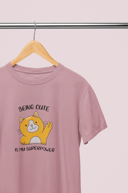 Printed T-shirt Regular : Being Cute