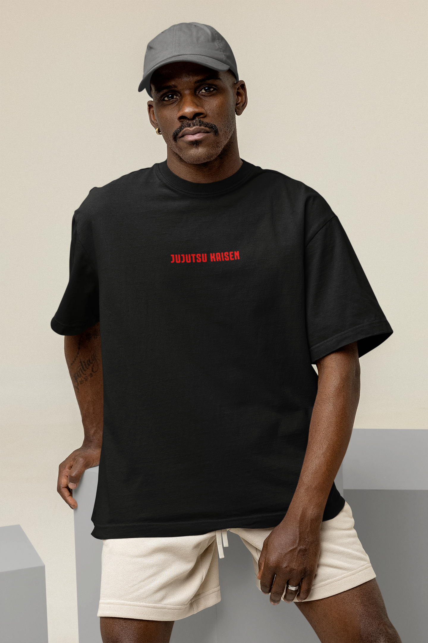 Printed T-shirt Oversized : JUTUTSU KAISEN