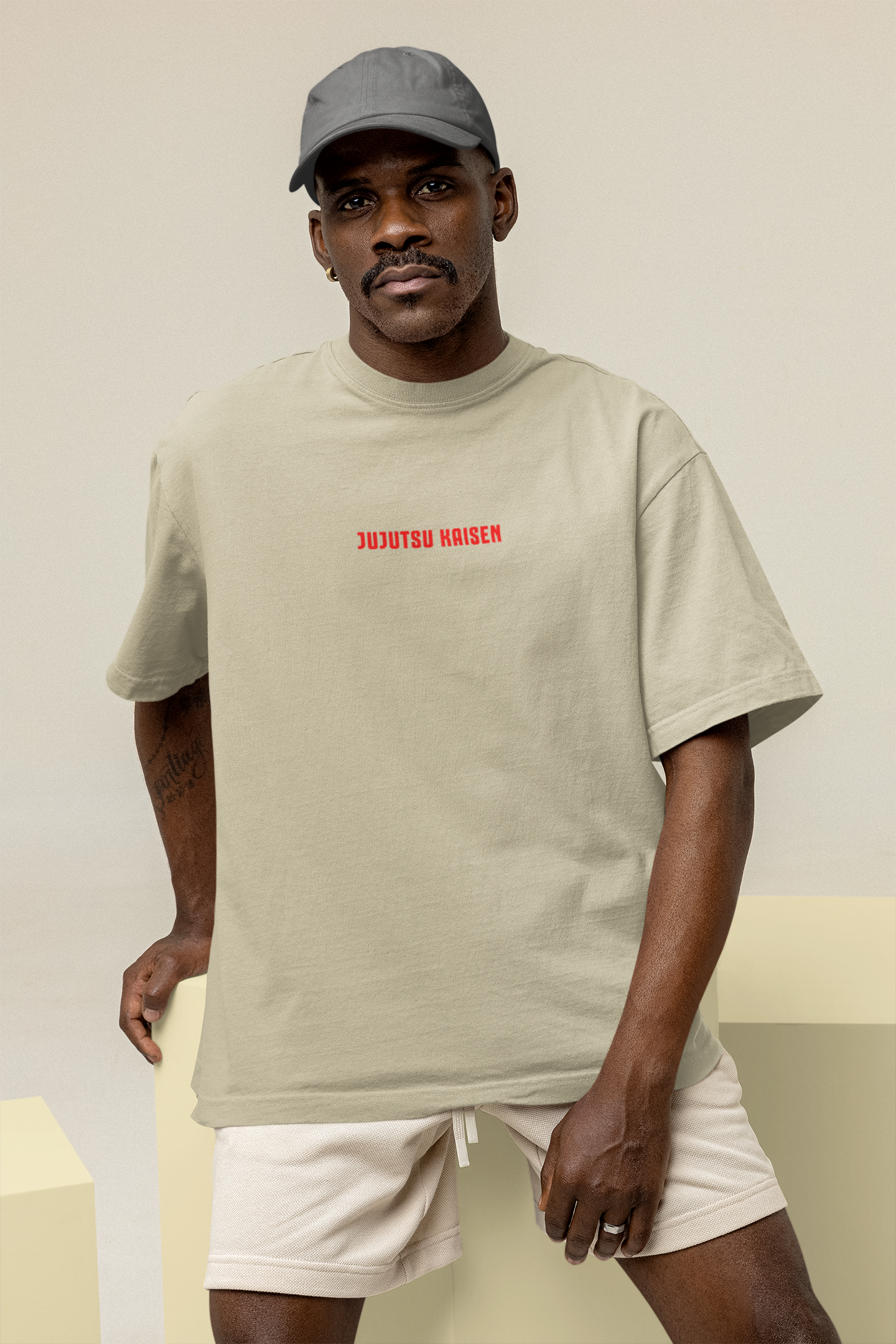 Printed T-shirt Oversized : JUTUTSU KAISEN