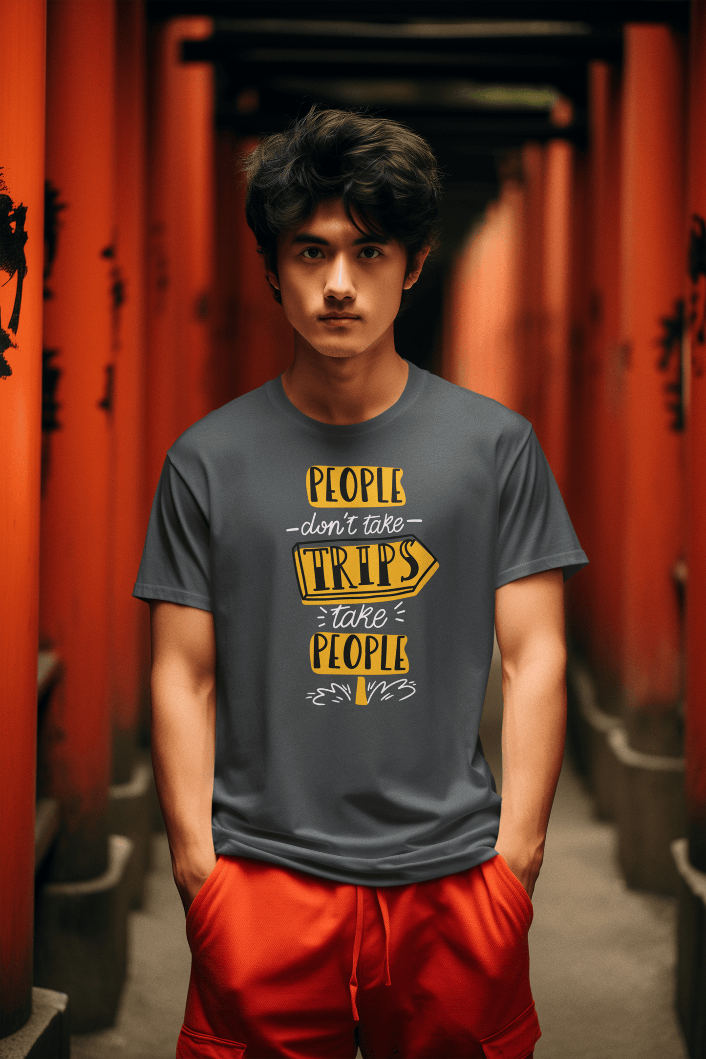 Printed T-shirt: Travel Tee