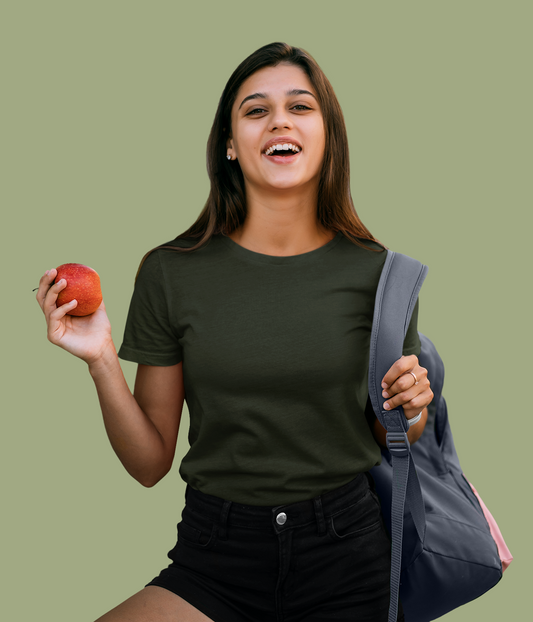 Solids : Olive Green T-shirt